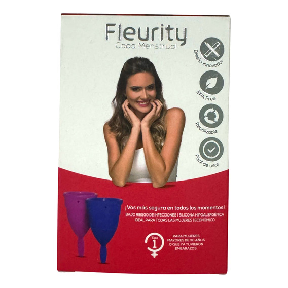 Fleurity Copa Menstrual Kit 2 Unidades