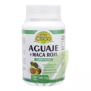 Aguaje + Maca Roja 500 Mg | 100 Cápsulas