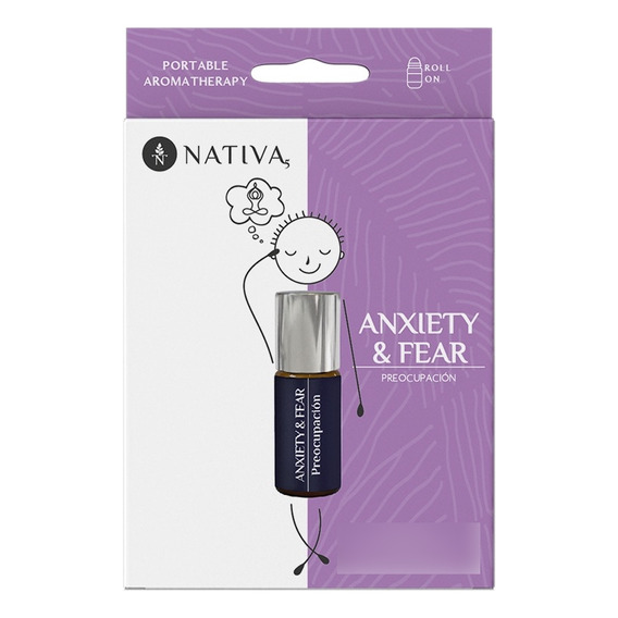 Roll On Aromaterapia Ansiedad Y Miedo Aceites Esenciales 3ml