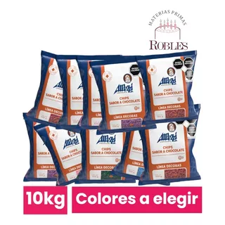 10 Kg Chispa De Chocolate Alpezzi Colores A Elegir