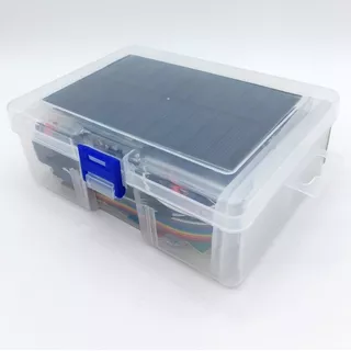 Kit Starter Electrónica Integral Con Panel Solar, Paquete De Resistencias, Capacitores, Sensores, Relé, Motor  Mucho Más