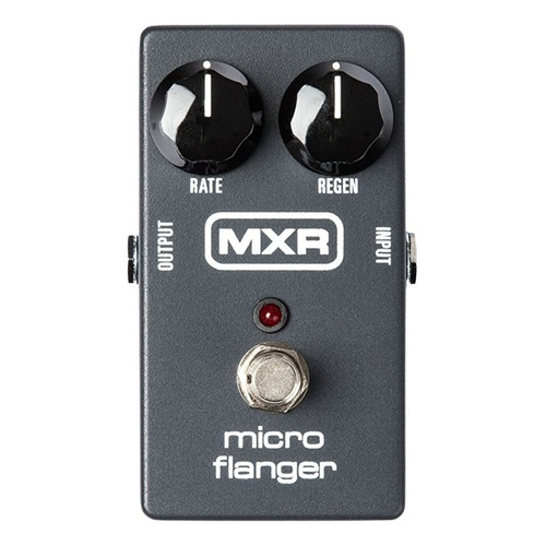 Pedal de efecto MXR Micro Flanger M152  gris oscuro