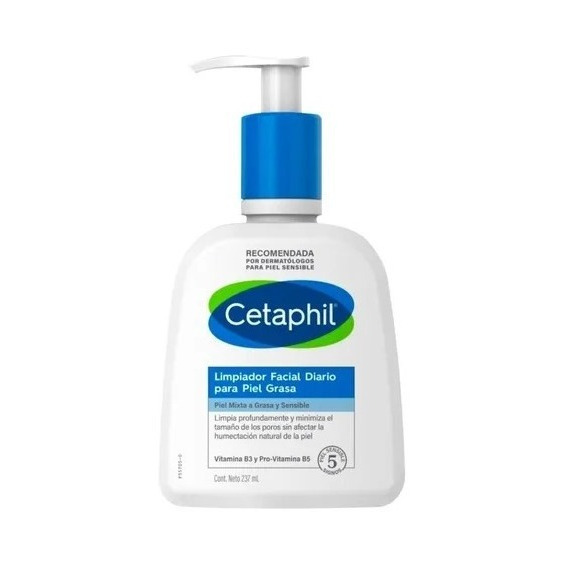 Cetaphil Gel Limpiador Piel Grasa (elimina Acné Y Brillo)