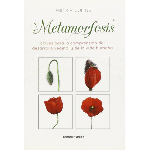 Metamorfosis: Claves Para La Comprensión Del Desarrollo Vegetal Y De La Vida Humana, De Julius, Frits H.. Editorial Antroposófica, Tapa Blanda En Español