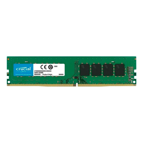 Memoria RAM color verde 16GB 1 Crucial CT16G4DFD8266