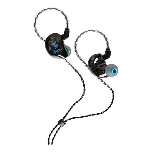 Auriculares In Ear Stagg Spm435 Monitoreo Intraural 4 Vias Color Negro