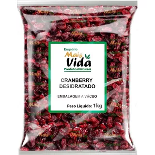 Cranberry Desidratado (cranberries) - Pacotes De 1kg