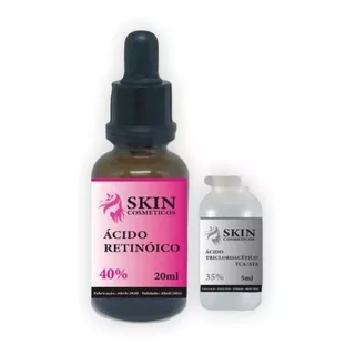 Ácido Retinoico 40% 20ml + Tca 10ml 35% Melasma,acne,manchas
