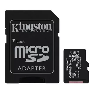 Tarjeta De Memoria Kingston Sdcs2  Canvas Select Plus Con Adaptador Sd 128gb