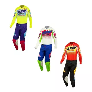 Conjunto Kit Calça + Camisa Asw Protect Trilha Motocross