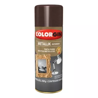 Tinta Spray Colorgin Metallik Interior Cromado 350ml