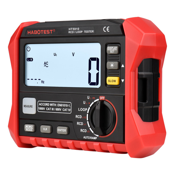 Probador De Interruptores De Fugas Rcd/loop Habotest Digital