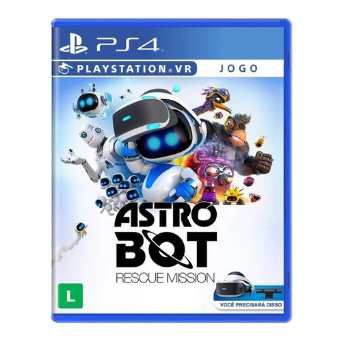 Soporte físico para PS4 en portugués de Astro Bot Rescue Mission