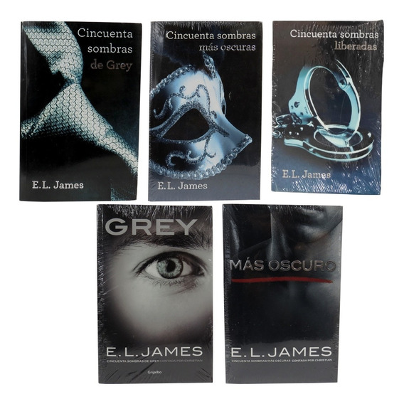 Saga 50 Sombras De Grey - 5 Libros