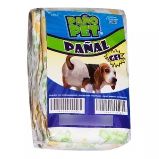 30 Pañales Paño Pet® Gel Perros Incont Celo Operación Mini