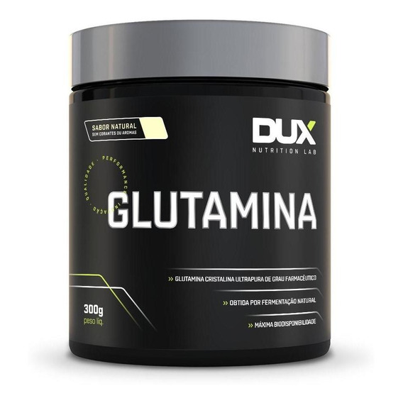 Glutamina - Bote de sabor natural Dux Nutrition de 300 g