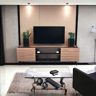 Centro De Entretenimiento Europa, Mueble Tv, De 80 ,  Hogare