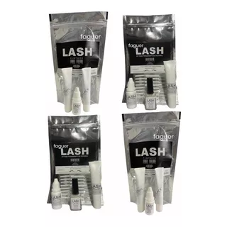 Kit X4. Kit Permanente De Pestañas Lash + Kit Tintura Lash