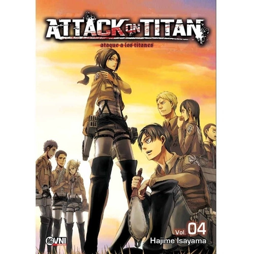 Attack On Titan Vol 4 - Isayama - Manga En Español - Libro