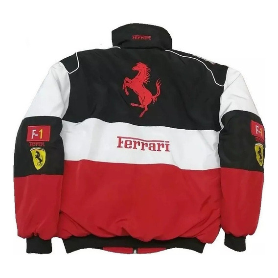 Chaqueta Racing Moto Retro Ferrari Team Otoño