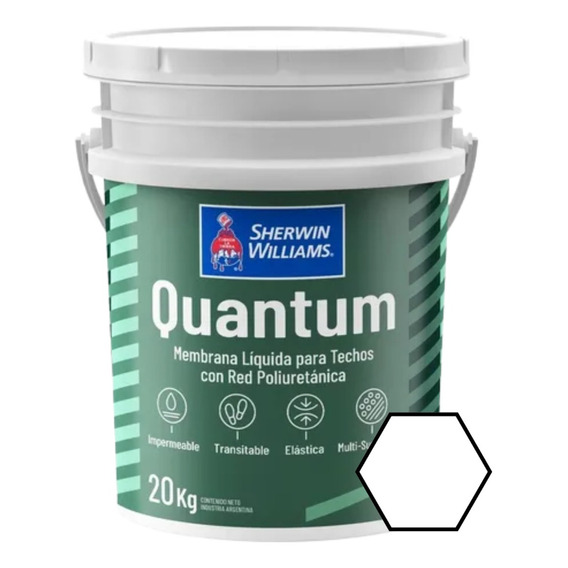 Membrana 20 Kg Poliuretanica Liquida Techo Quantum Sherwin C