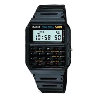 Relógio Casio Masculino  Calculadora Ca-53w-1z Correia Preto