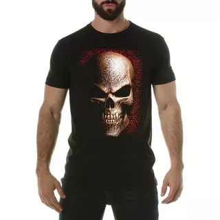 Camisa Caveira Vampire Skull Camisa Vampiro Harley Davidson