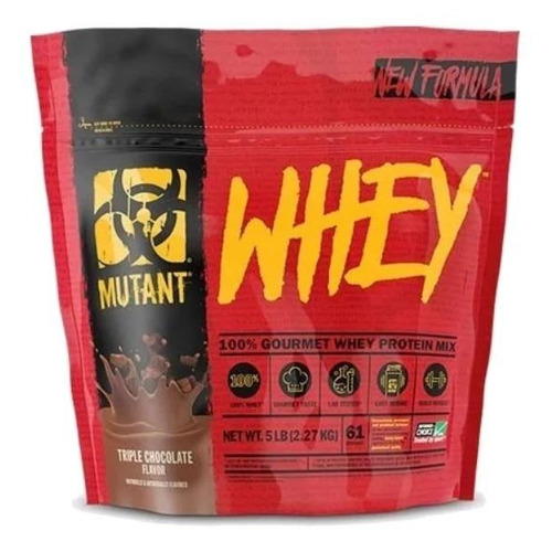 Suplemento en polvo Mutant  Whey Whey proteína sabor triple chocolate en sachet de 908g