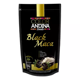 Black Maca - Maca Peruana Preta Do Homem 100g Color Andina