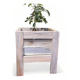 Portamacetero De Madera De Pino 45x40 Cm Para Plantas