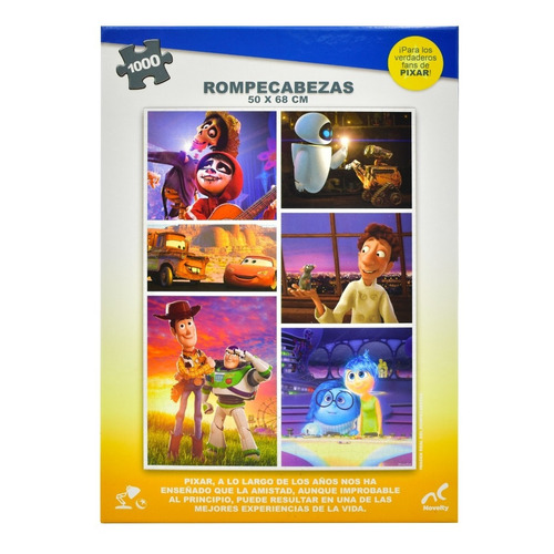 Rompecabeza Coleccionable Pixar Amistades Improbables 500pz