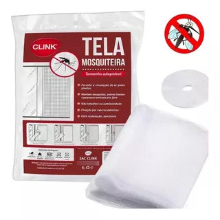 Tela Mosquiteira Janela Anti-inseto Mosquito 130x150 + Fita