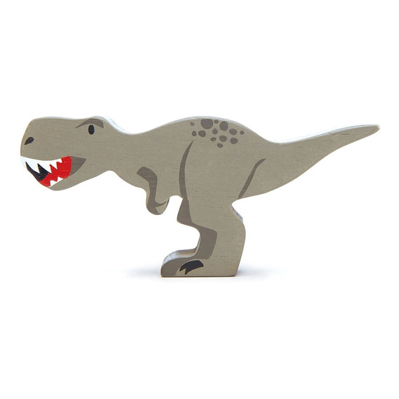 Juguete Dinosaurio Tiranosaurio Rex En Madera P/ Niños Febo