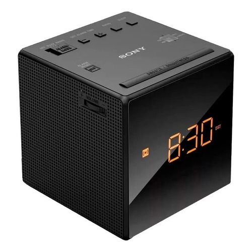 Despertador Digital 100mw Am Fm Negro Icfc-1 Sony