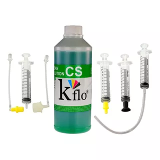 Kit Limpieza Cabezal Para Hp Epson Brother, 1 Litro Liquido 