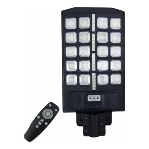 Foco Para Poste Solar 600 Watt 576 Led 24 Placas C/ Control