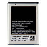 Bateria Para Samsung Galaxy S5830 Fame Eb494358vu Garantia