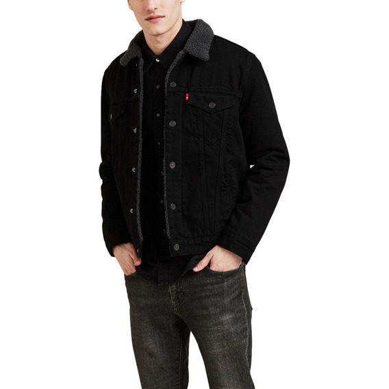 Chaqueta Hombre Con Sherpa Negro Levis 16365-0054