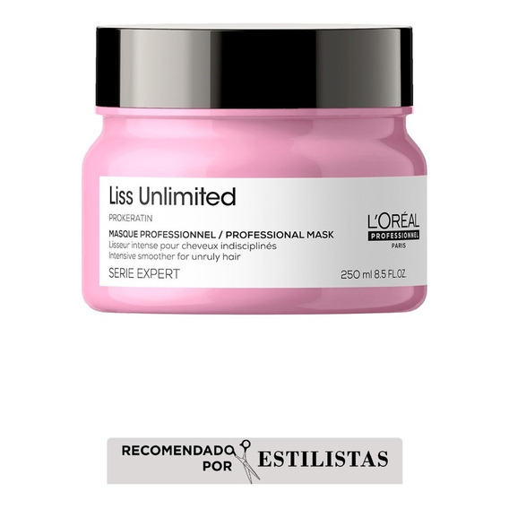 Máscara Anti-frizz Cabello Liso  L'oréal Professionnel 250ml