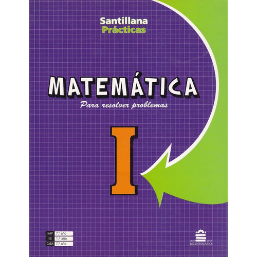 Matematica 1 7 Practicas, De Alvarez, Maria Dolores. Editorial Santillana En Español