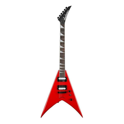 Guitarra eléctrica Jackson JS Series King V JS32T de álamo ferrari red brillante con diapasón de amaranto