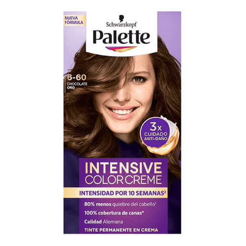 Tinte para cabello Schwarzkopf Professional Palette Color Creme Chocolate Deluxe 6-60