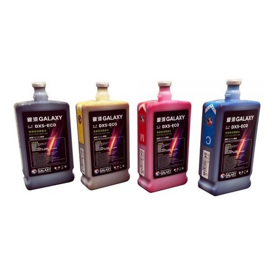 4 Tinta Galaxy Eco-solvente Cabezales Epson Solvent Ink 