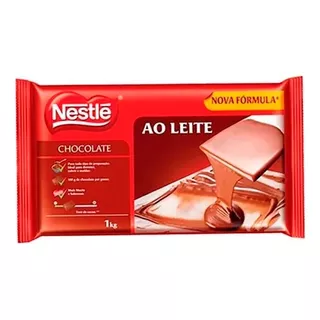 Barra De Chocolate Ao Leite 1kg  Nestlé