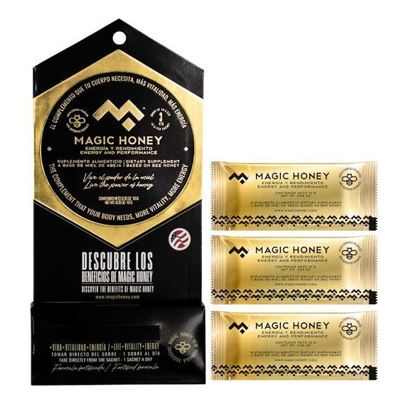 Mágica Honey Miel  Sex 10 G 3 Satches Original 