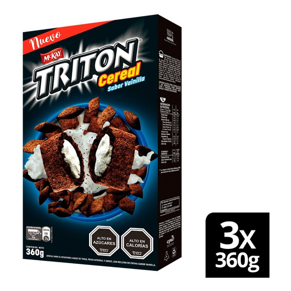Cereal Triton® 360g X3 Cajas