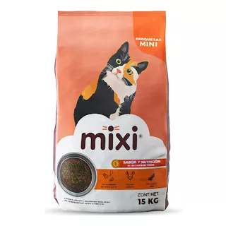 Mixi 15kg Alimento Para Gato Adulto