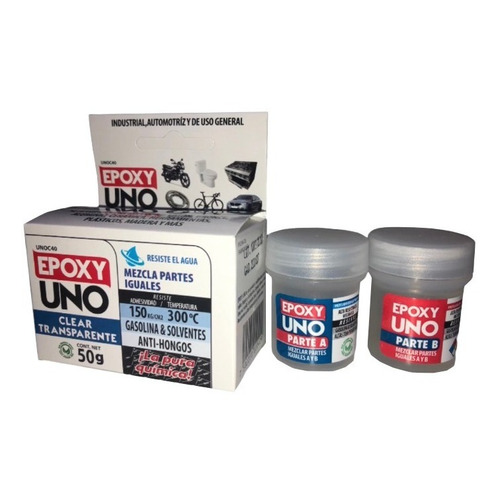 Adhesivo Serie Epoxy Unoc40 Pegamentos Taller E Industria