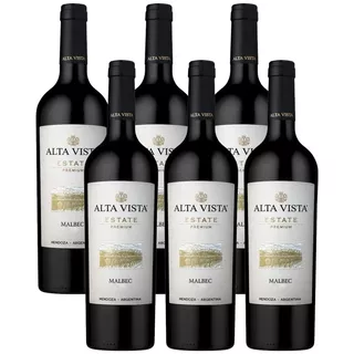 Caja Alta Vista Estate Premium Malbec 750ml