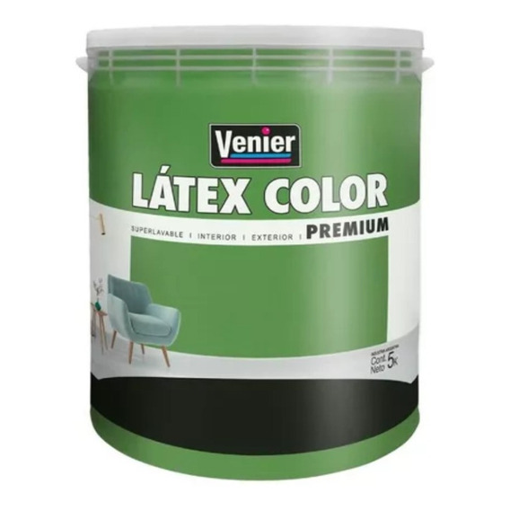 Látex Color Venier Premium Interior/exterior X5kgs Oferta!!!